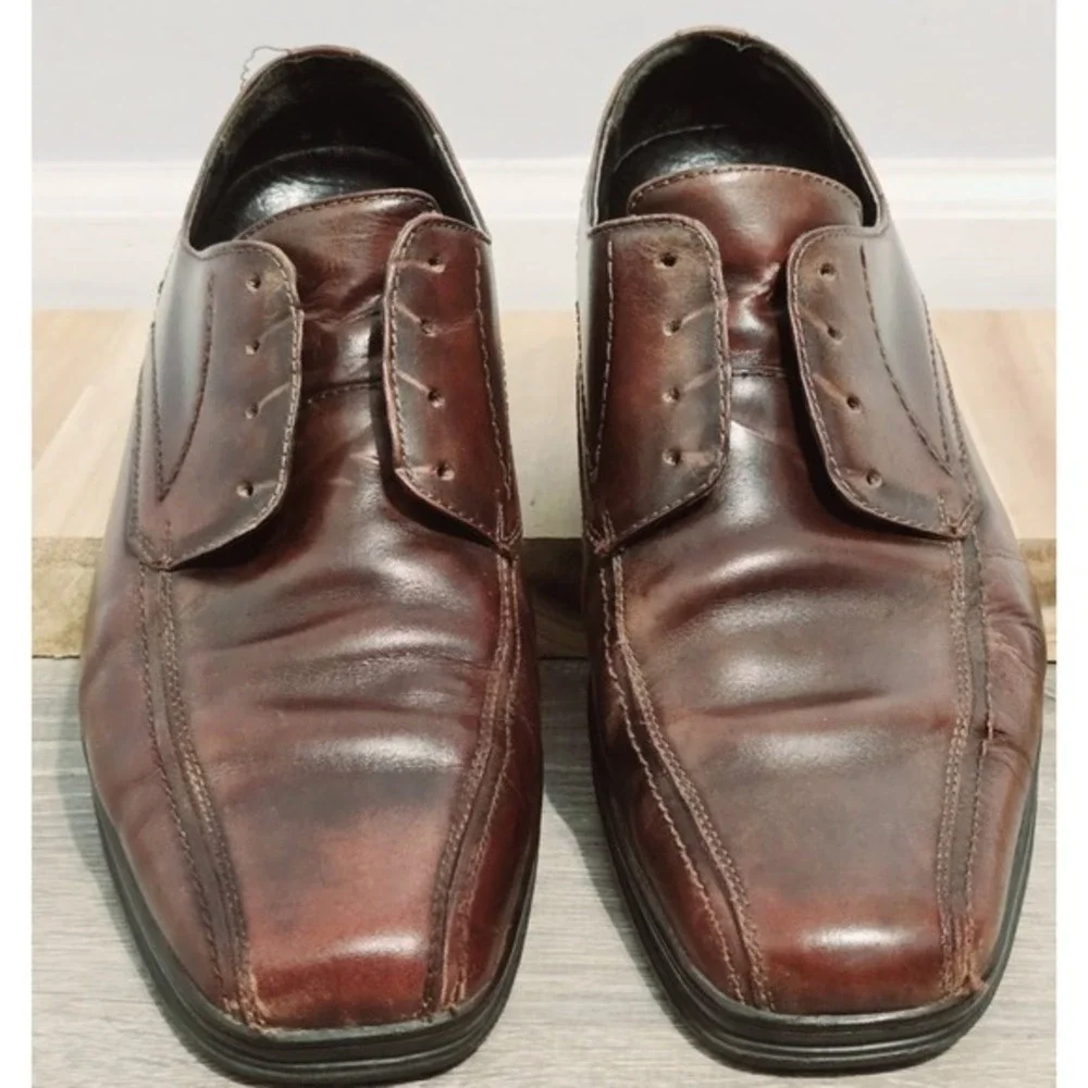 Florsheim Men's Brown Leather Oxfords Size 11D‎ Dress Shoes Classic Luxury